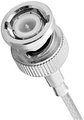 Złącze BNC Amphenol B1121E1-ND3G-5-50, proste, do zaciśnięcia, 50 Ohm - obrazek 1