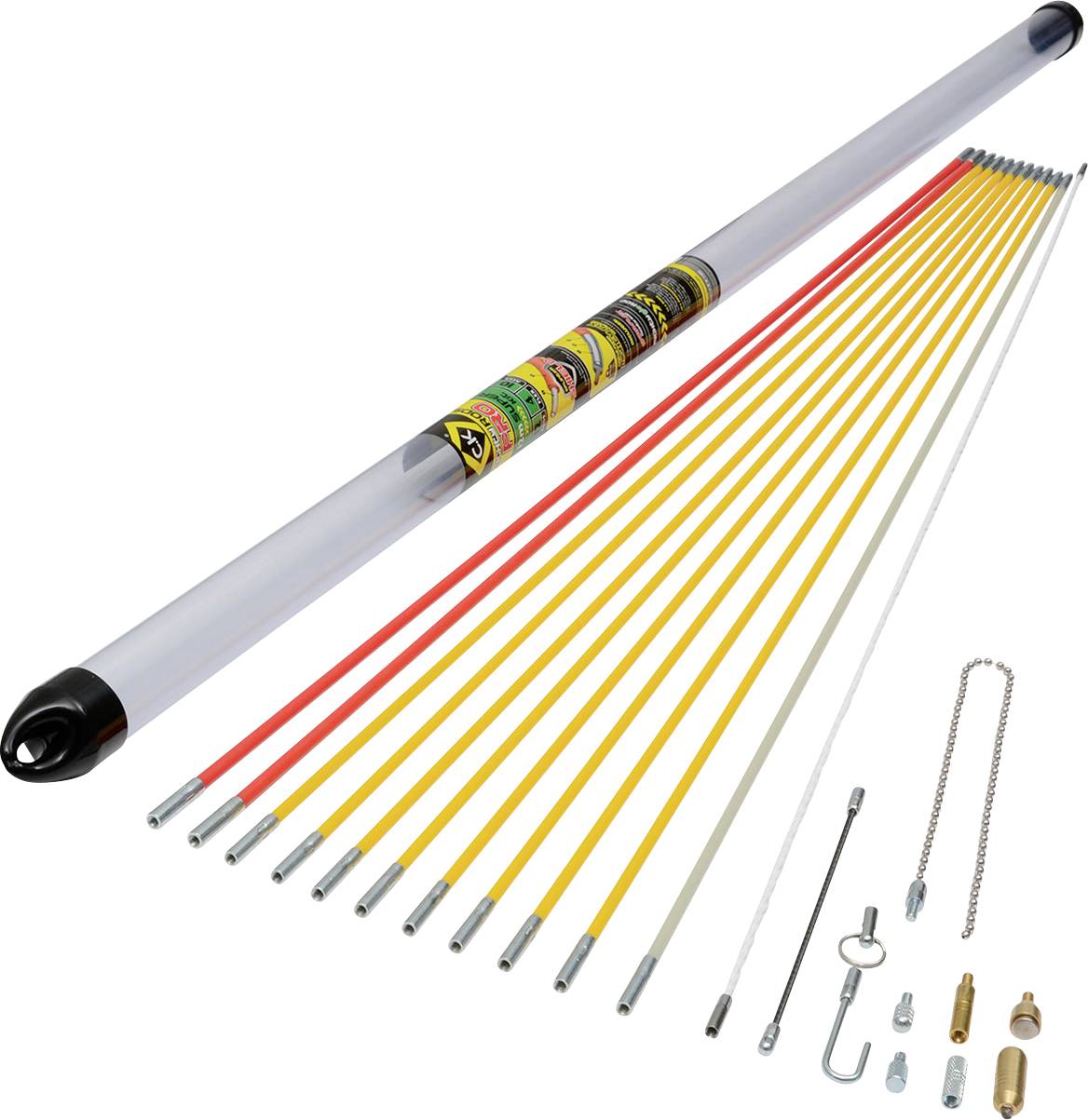 Zestaw do przeciągania kabli C.K MightyRod PRO T5422, 12 m - obrazek 1