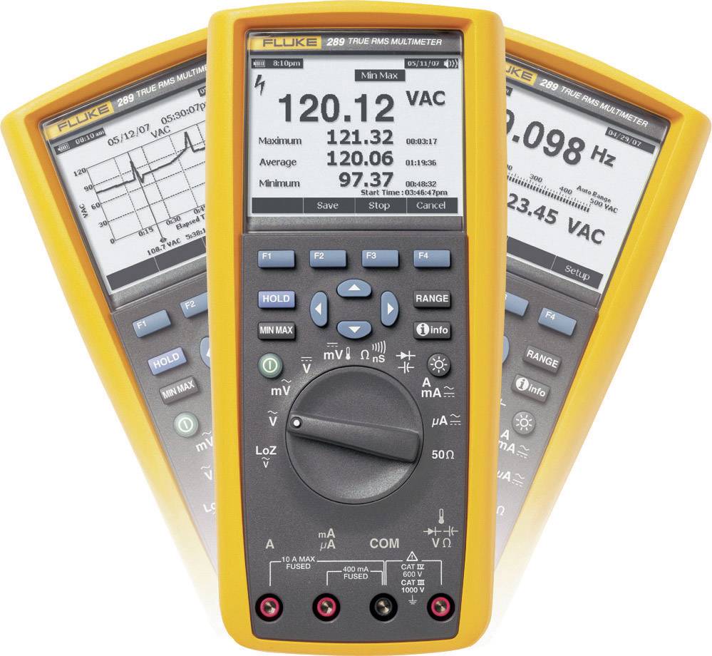 Fluke 289/EUR Multimetr Kalibracja (DAkkS) cyfrowy wyświetlacz graficzny, rejestrator danych, LoZ CAT III 1000 V, CAT IV - obrazek 1