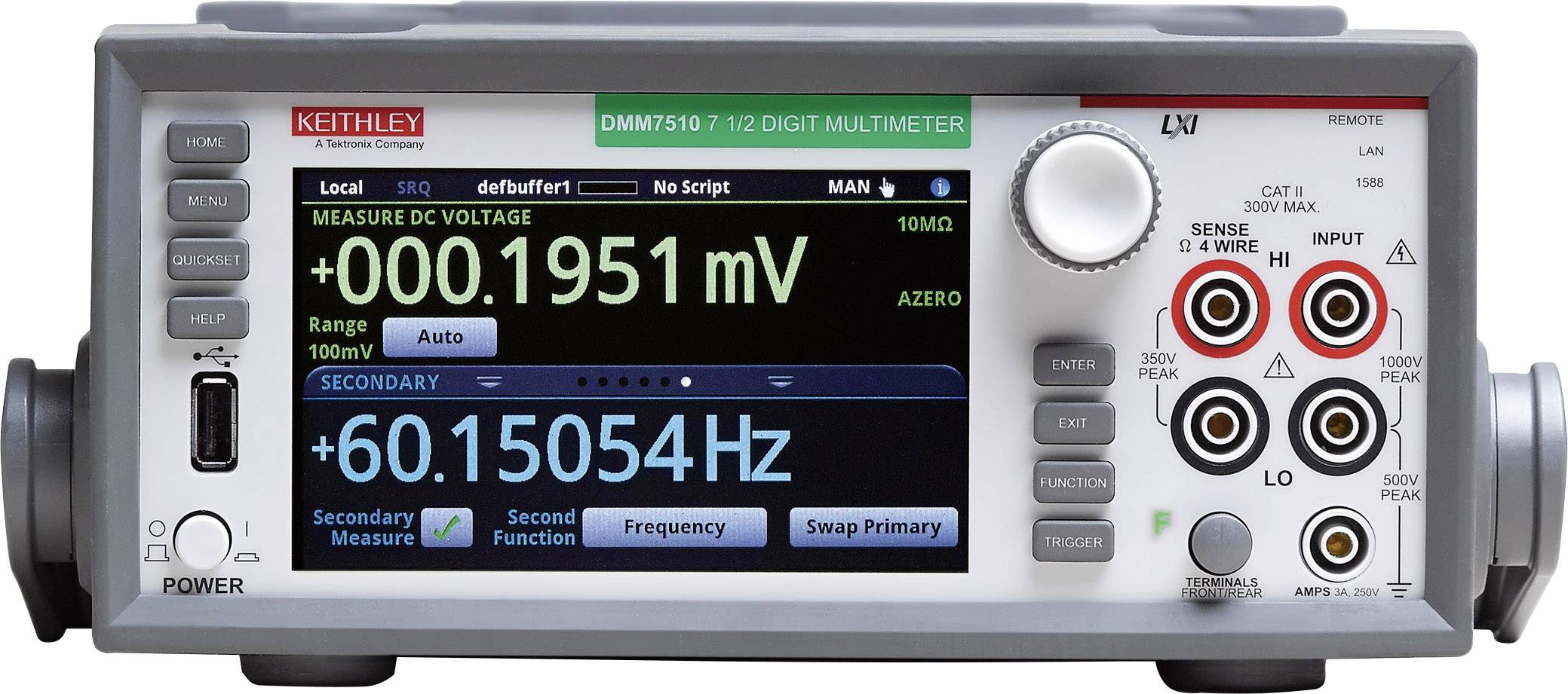 Keithley DMM7510 Multimetr stołowy cyfrowy CAT II 300 V Wyświetlane liczby: 10000000 - obrazek 1