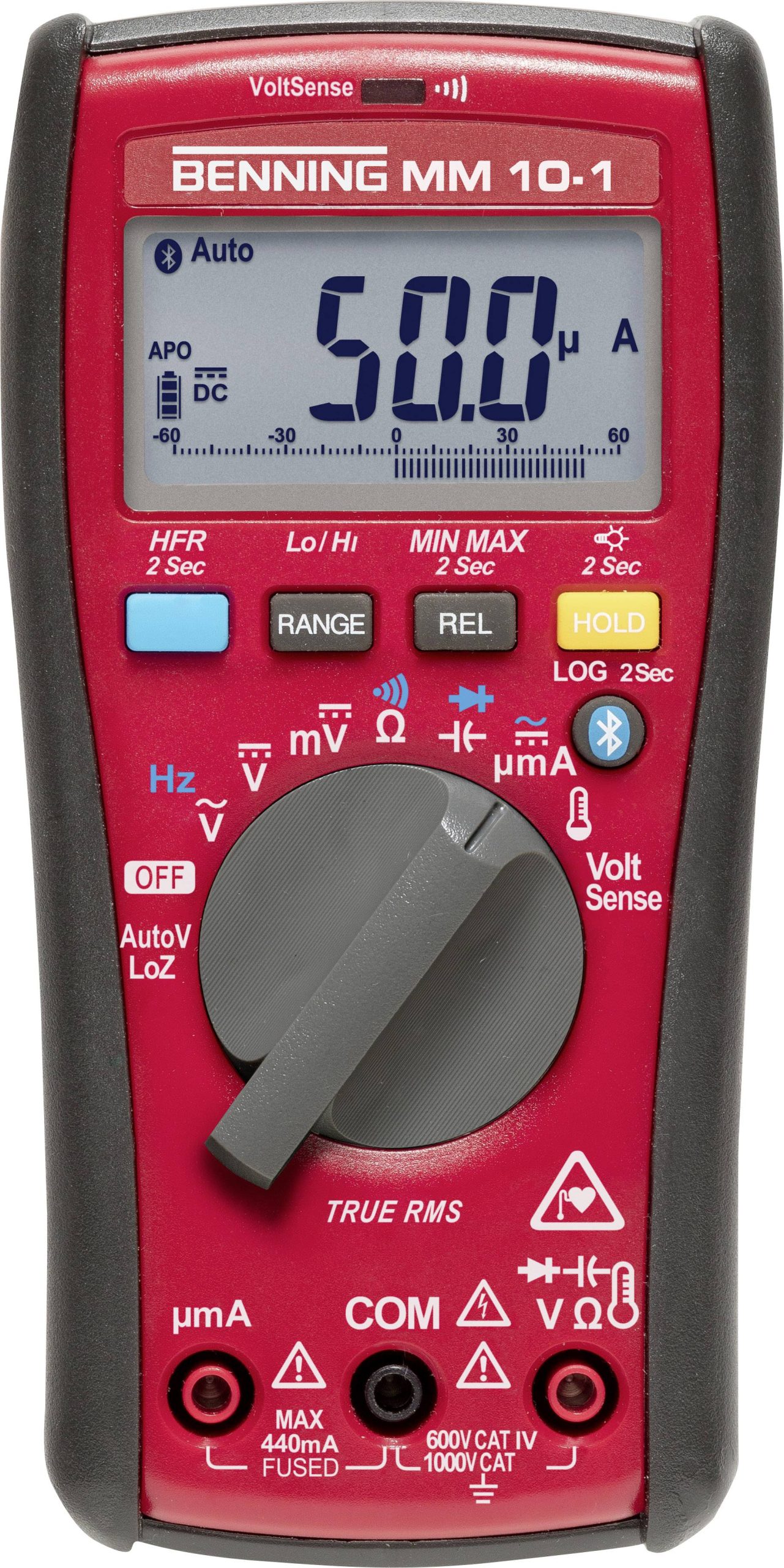 Benning MM 10-1 Multimetr cyfrowy rejestrator danych, LoZ CAT IV 600 V Wyświetlane liczby: 6000 - obrazek 1