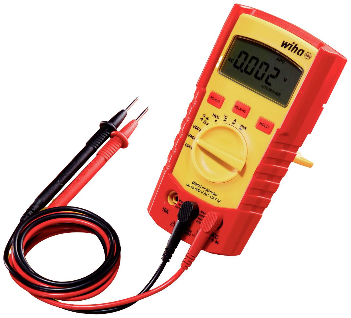 Wiha 45218 Multimetr cyfrowy CAT III 600 V, CAT IV 300 V - obrazek 1