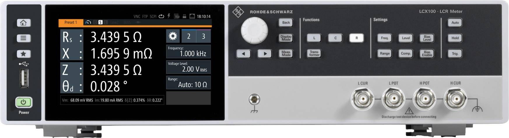 Rohde & Schwarz R&S® LCX100 Mostek pomiarowy LCR cyfrowy - obrazek 1