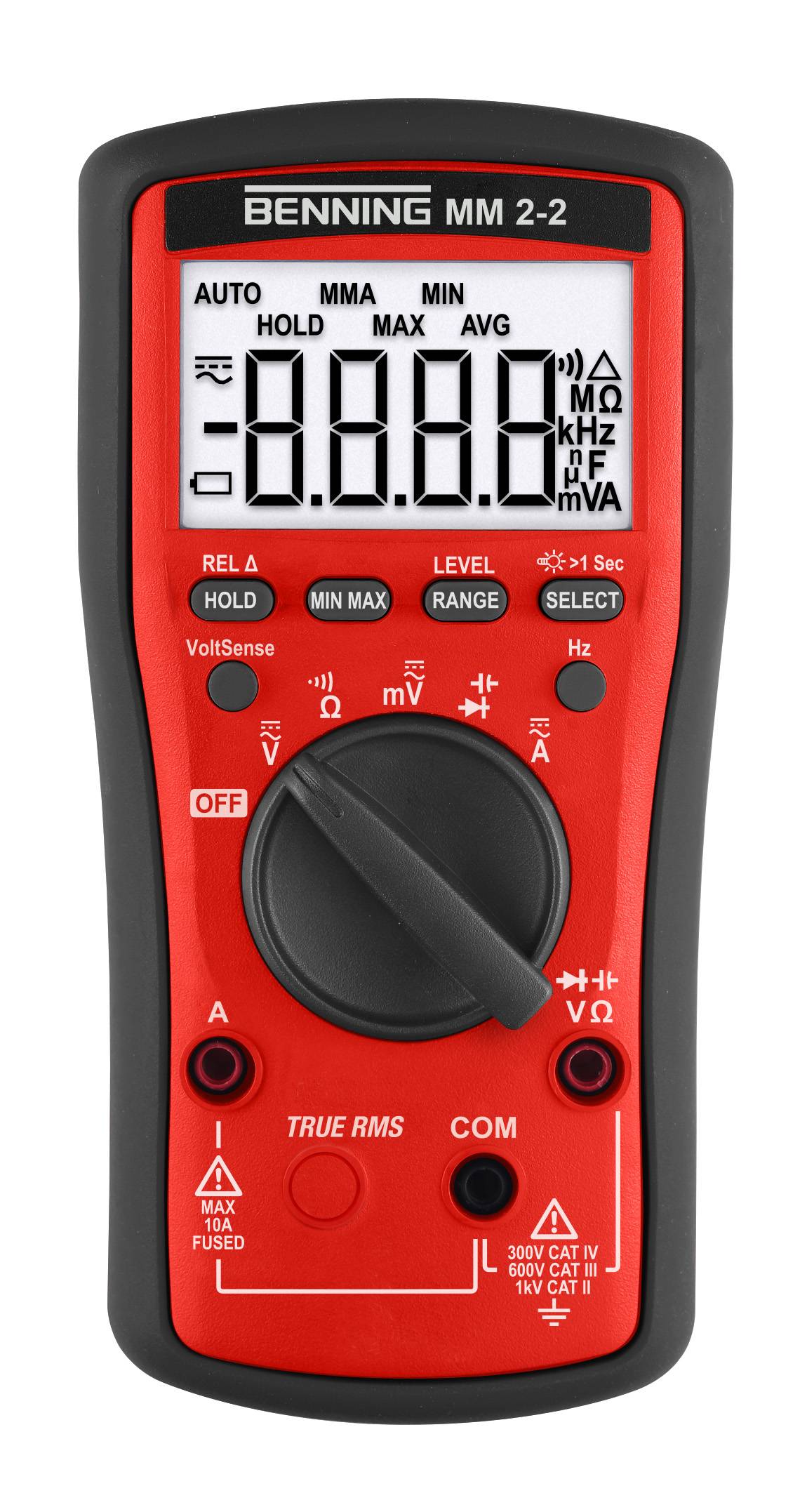 Benning MM 2-2 Multimetr cyfrowy CAT III 600 V, CAT IV 300 V Wyświetlane liczby: 6000 - obrazek 1
