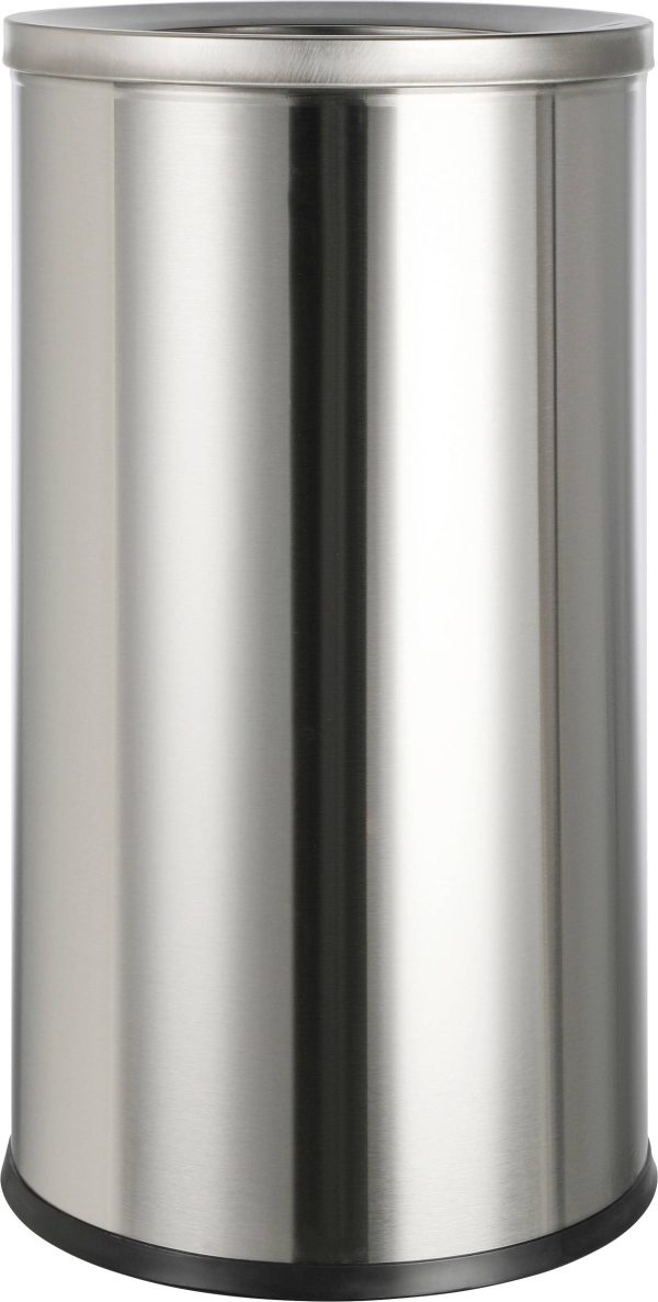 Elevar SP-SWB-001 SP-13503828 Pojemnik na odpady 50 l (Ø x W) 38 cm x 73 cm stal nierdzewna aluminiowy (satynowy) 1 szt.