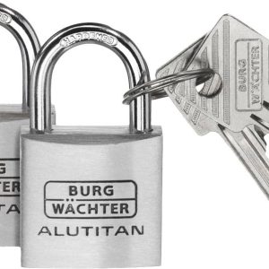 Kłódka Burg Wächter 36161 40.00 mm Samozatrzaskowa z zamkiem kluczykowym
