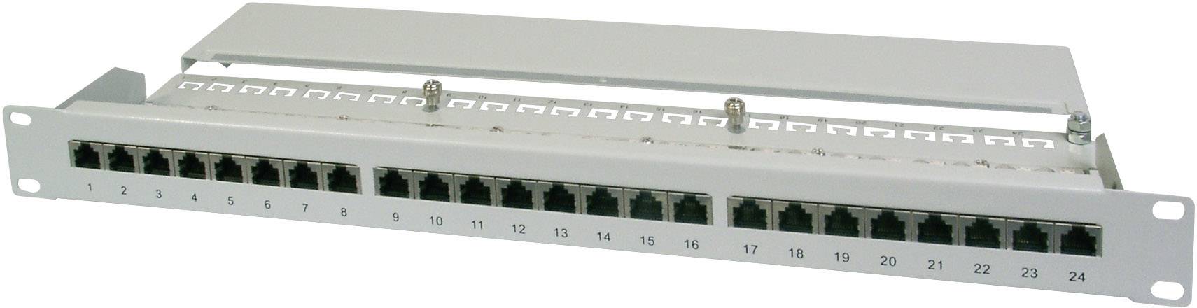 Digitus DN-91524S 24 Porty Patchpanel 483 mm (19") CAT 5e 1 U Zamontowany - obrazek 1