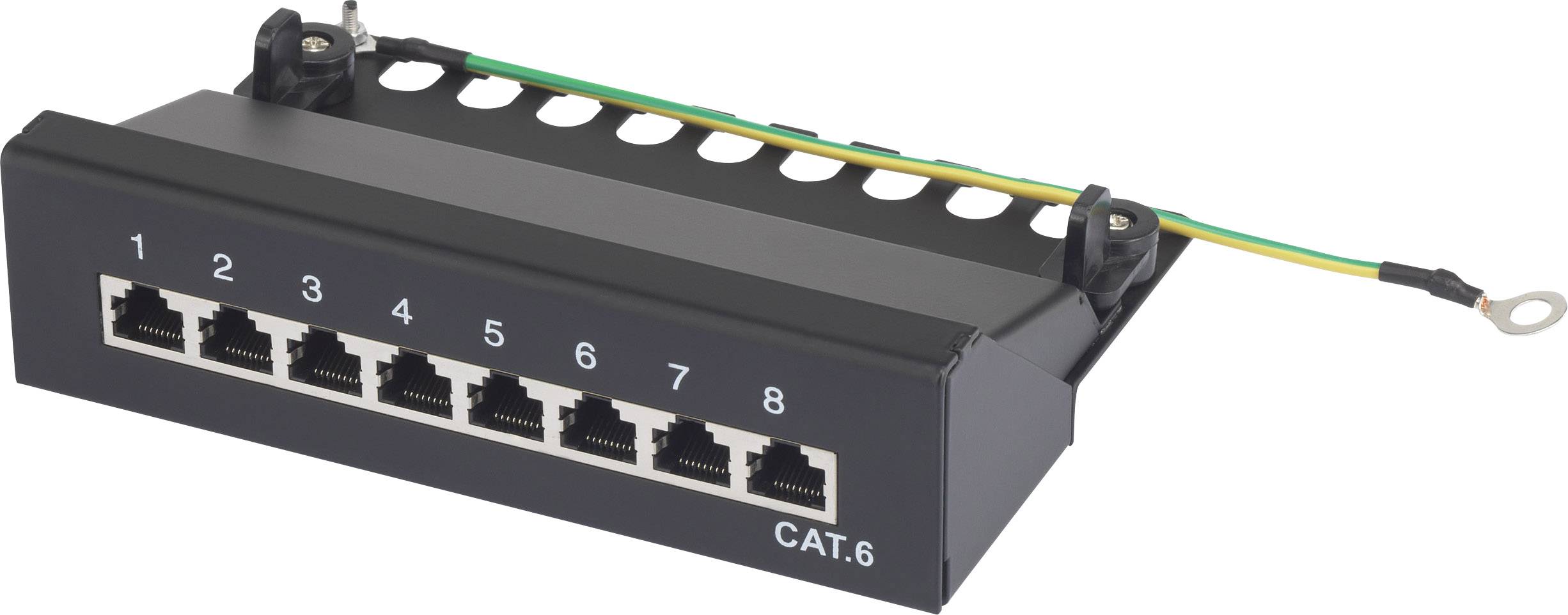 Renkforce 8 Patchbox CAT 6 1 U Zamontowany - obrazek 1