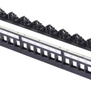 Renkforce 24 Porty 483 mm (19″) 1 U czarny Niezamontowany Renkforce 24 Porty 483 mm (19″) 1 U czarny Niezamontowany