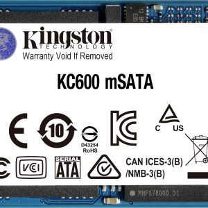 Dysk wewnęrztny SSD mSATA 512 GB Kingston KC600 M.2 SATA Produkt nowy Dysk wewnęrztny SSD mSATA 512 GB Kingston KC600 M.2 SATA Produkt nowy