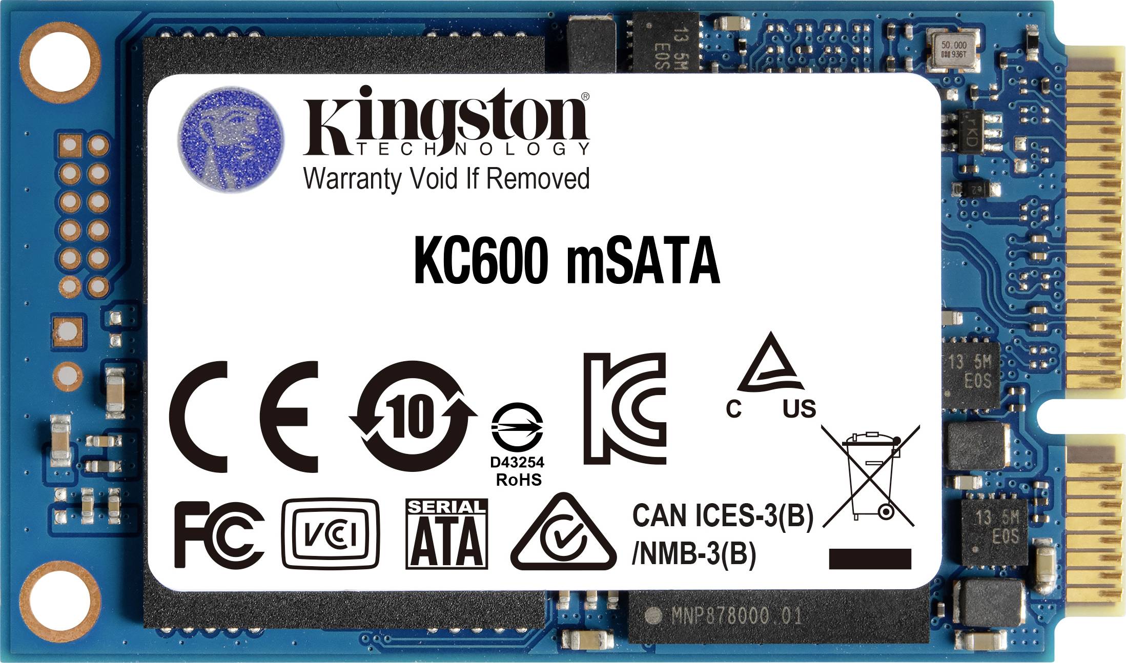 Dysk wewnęrztny SSD mSATA 512 GB Kingston KC600 M.2 SATA Produkt nowy - obrazek 1