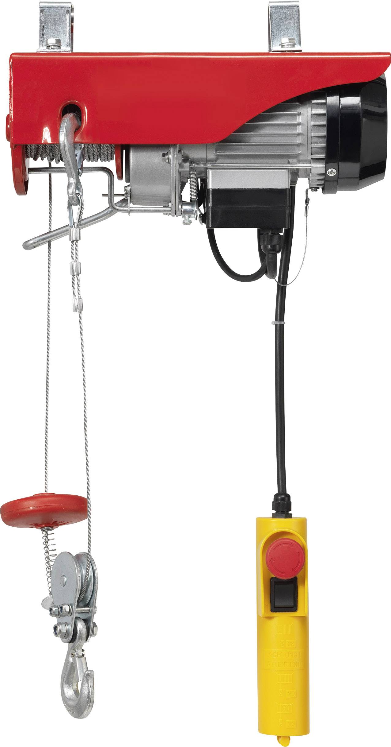 Wciągarka elektryczna TOOLCRAFT 1550315, 125/250 kg - obrazek 1