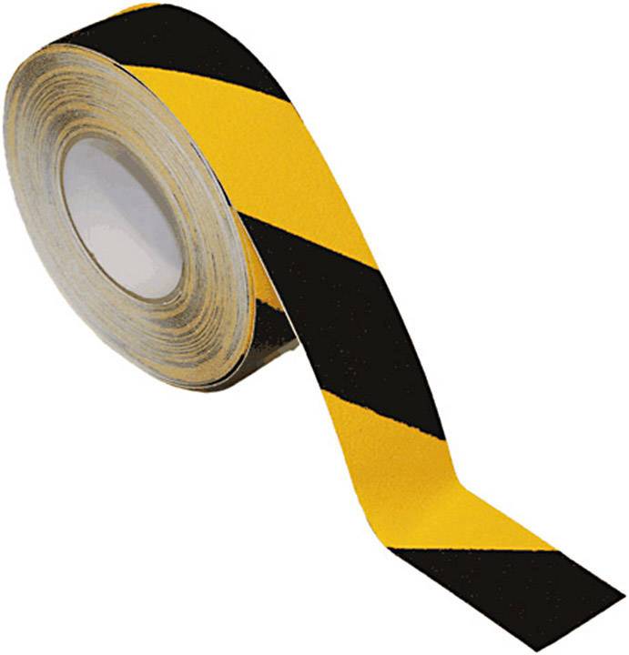B-SAFETY AR206050-GS Uniwersalna Powłoka Antypoślizgowa (D x S) 18.3 m x 50 mm żółty, czarny - obrazek 1