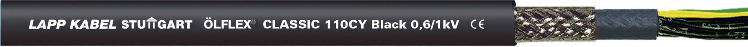 LAPP 1121388 Przewód sterowniczy ÖLFLEX® CLASSIC 110 CY BLACK, 4 G 50 mm², 500 m - obrazek 1