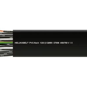 HELU Kabel płaski, taśmowy 12 G 0.75 mm² czarny 26985-100 100 m HELU Kabel płaski, taśmowy 12 G 0.75 mm² czarny 26985-100 100 m