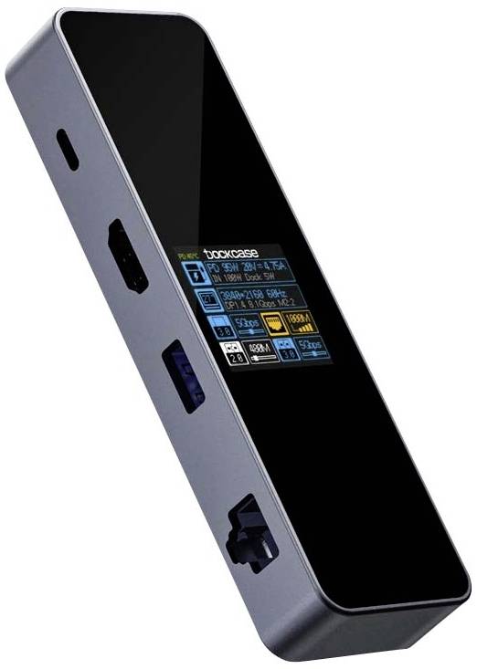 Stacja dokująca USB-C® Dockcase DBP61L zintegrowany wyświetlacz, z funkcją ładowania, zasilanie USB-C® - obrazek 1