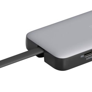 Stacja dokująca USB-C® Digitus DA-70916 z funkcją ładowania, zintegrowany czytnik kart, zasilanie USB-C® Stacja dokująca USB-C® Digitus DA-70916 z funkcją ładowania, zintegrowany czytnik kart, zasilanie USB-C®