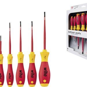 Zestaw wkrętaków Wiha VDE-Torx-Schraubendreher 1000V 6-tlg. T8-T25 SoftFin.-slimFix 36558 Zestaw wkrętaków Wiha VDE-Torx-Schraubendreher 1000V 6-tlg. T8-T25 SoftFin.-slimFix 36558