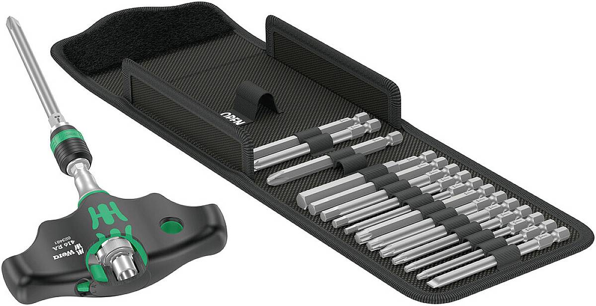 Wkrętak do bitów Wera Kraftform Kompakt 400 RA Set 1 05023471001 - obrazek 1