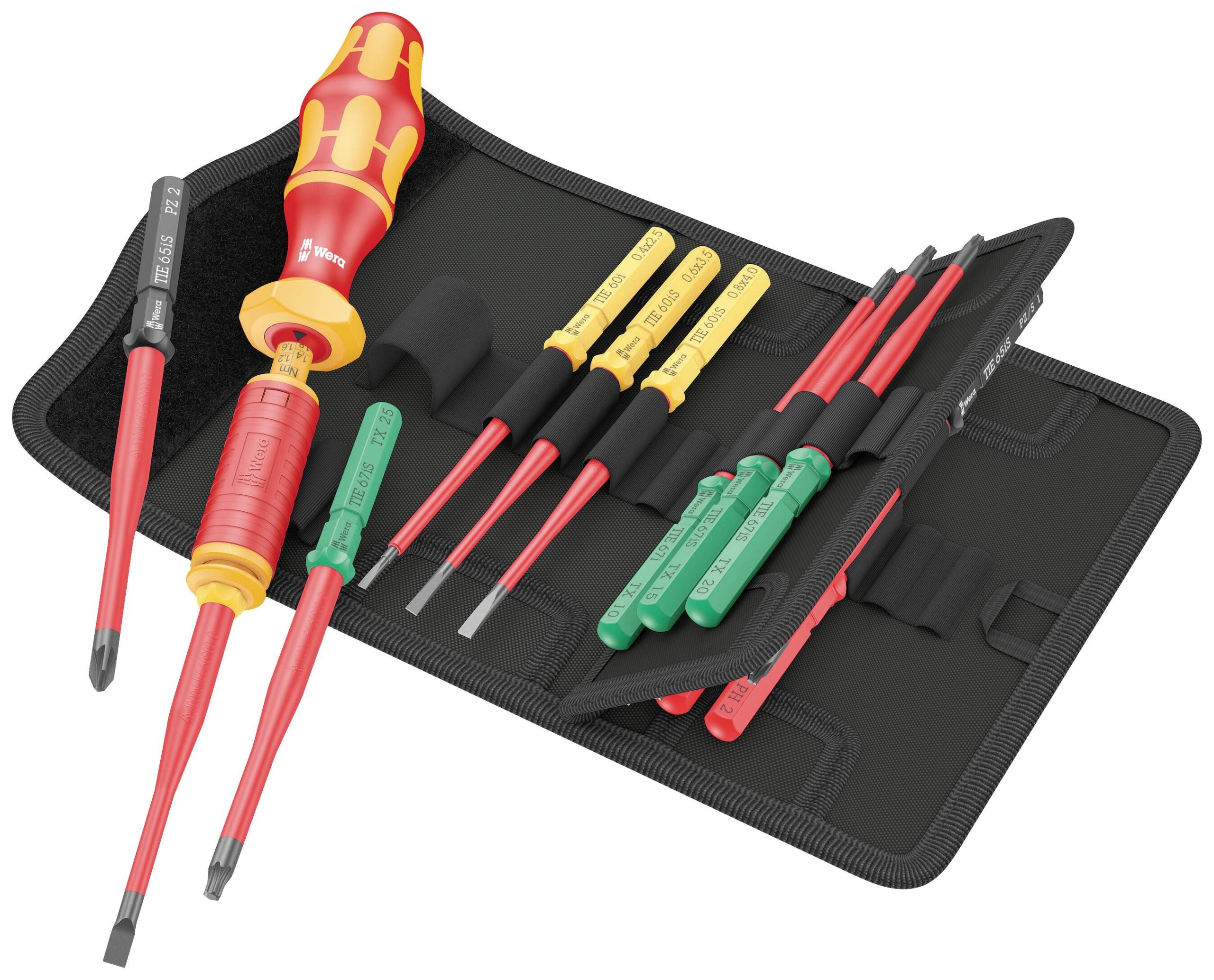 Zestaw wymiennych końcówek wkrętaka Wera Kraftform Kompakt VDE 15 Torque extra slim 1 05006605001 - obrazek 1