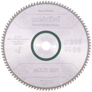 Tarcza do piły tarczowej „multi cut” HW/CT 305×30 96 FZ/TR5 Metabo HW/CT 305X30 96 FZ/TR5 305 x 30 x 2 mm 1 szt.