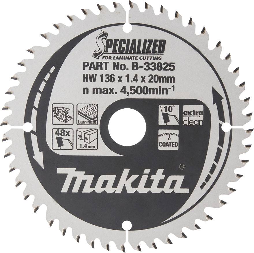 Tarcza tnąca Makita B-33825 136 x 20 x 1 mm 1 szt. - obrazek 1