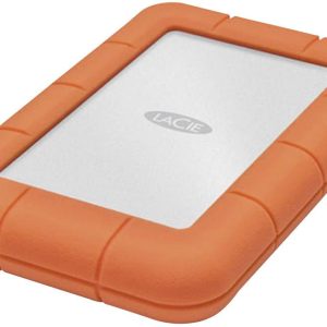 LaCie Rugged Mini 2 TB Zewnętrzny dysk twardy 6,35 cm (2,5”) USB 3.2 Gen 1 srebrny, pomarańczowy 9000298 LaCie Rugged Mini 2 TB Zewnętrzny dysk twardy 6,35 cm (2,5”) USB 3.2 Gen 1 srebrny, pomarańczowy 9000298