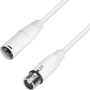 kabel XLR Adam Hall K4 MMF 1000 SNOW K4MMF1000-SNOW, 10.00 m, 1 szt.