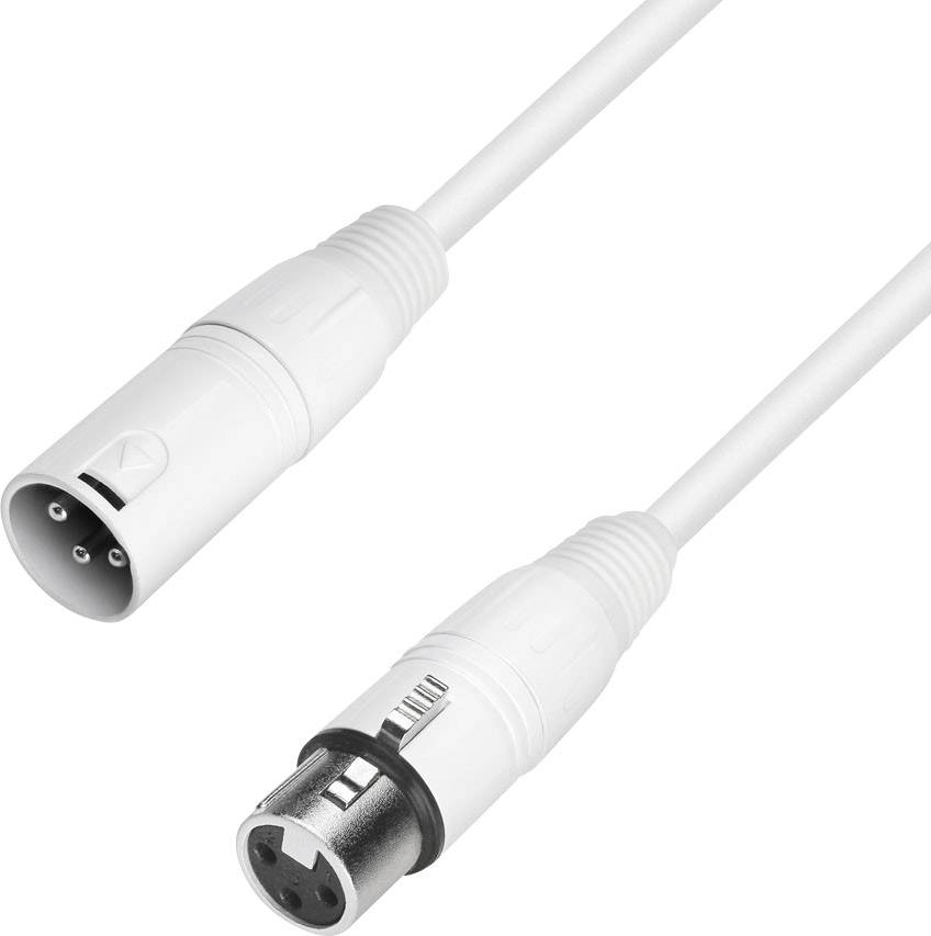 kabel XLR Adam Hall K4 MMF 1000 SNOW K4MMF1000-SNOW, 10.00 m, 1 szt. - obrazek 1