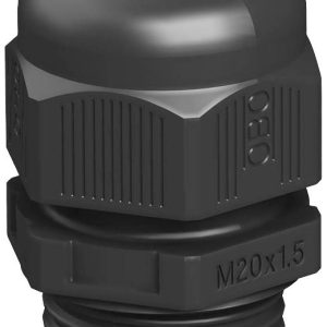 OBO Bettermann 2022887 Dławnica kablowa 1.5 mm tworzywo sztuczne, PA czarny 1 szt.
