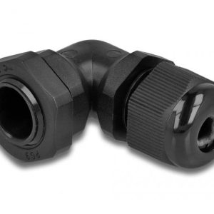 Delock 60294 kątowa PG9 tworzywo sztuczne czarny 1 szt.