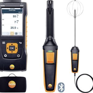 Zestaw pomiarowy jakości powietrza testo 440 Set, Bluetooth® Zestaw pomiarowy jakości powietrza testo 440 Set, Bluetooth®