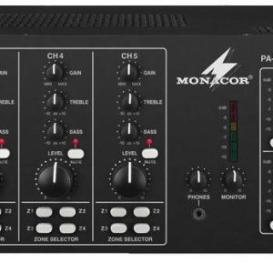 Monacor PA-12040 Wzmacniacz ELA 120 W 4-kanałowy 4 strefy Monacor PA-12040 Wzmacniacz ELA 120 W 4-kanałowy 4 strefy
