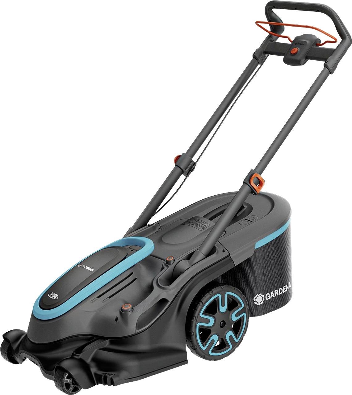 GARDENA PowerMax Duo 46/36V Solo akumulatorowy Akumulatorowa kosiarka do trawy z grzebieniem do trawnika, z regulacją wy - obrazek 1