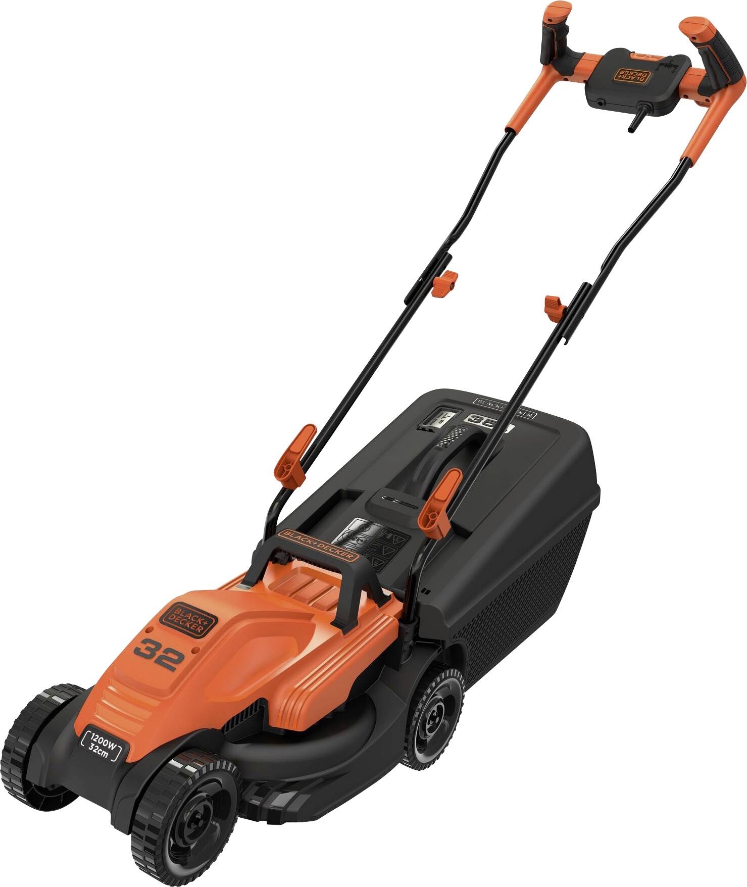 Black & Decker Black & Decker BEMW451-QS, 300 m², 32 cm, 2 cm, 6 cm, 35 l, 78,5 dB elektryczny Kosiarka z regulacją wyso - obrazek 1