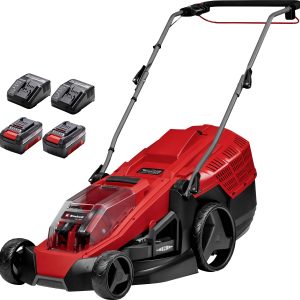 Einhell Power X-Change GE-CM 36/43 Li M (2×4,0Ah) akumulatorowy Akumulatorowa kosiarka do trawy zaw. akumulator, zaw. ła