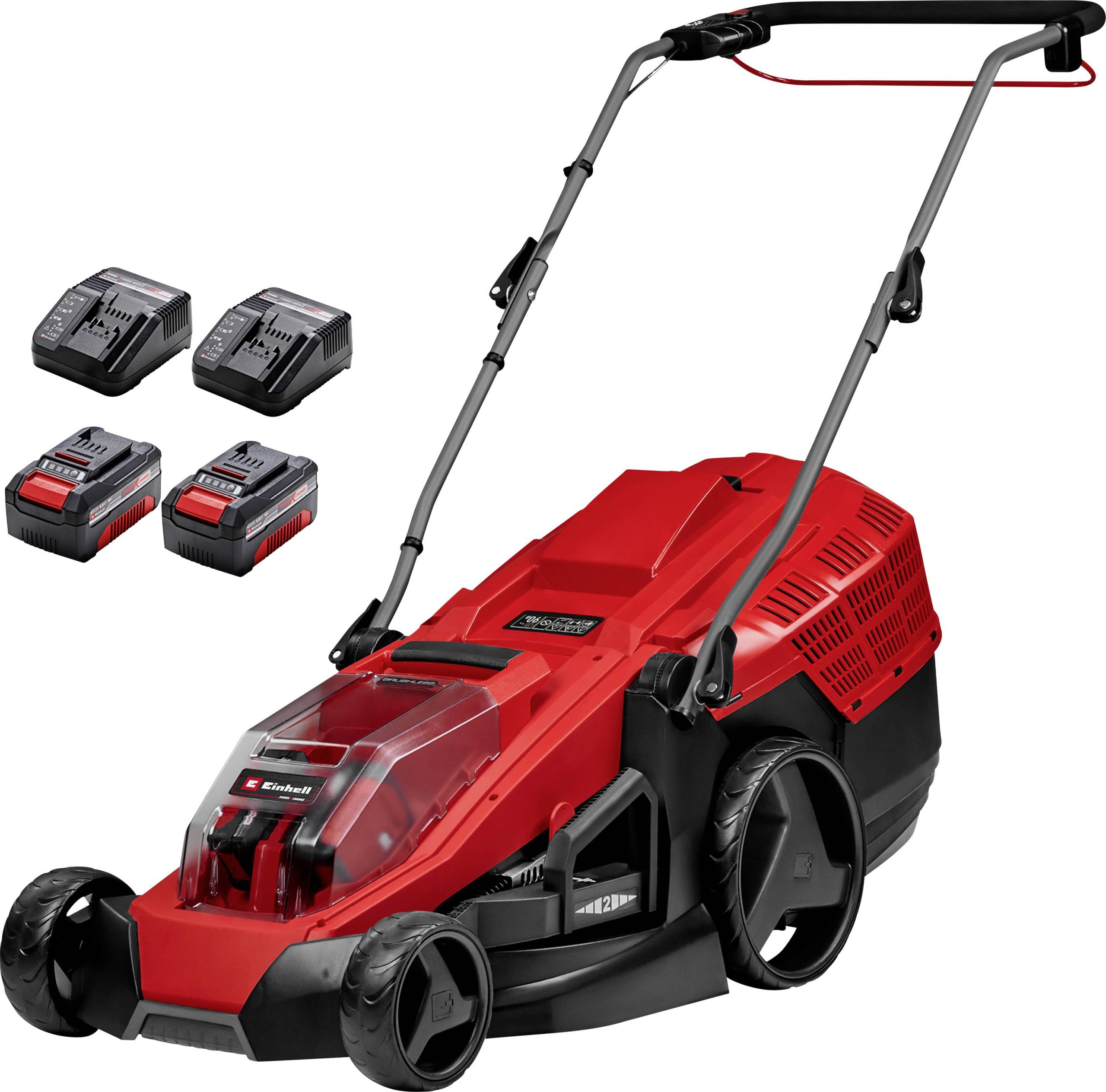Einhell Power X-Change GE-CM 36/43 Li M (2x4,0Ah) akumulatorowy Akumulatorowa kosiarka do trawy zaw. akumulator, zaw. ła - obrazek 1