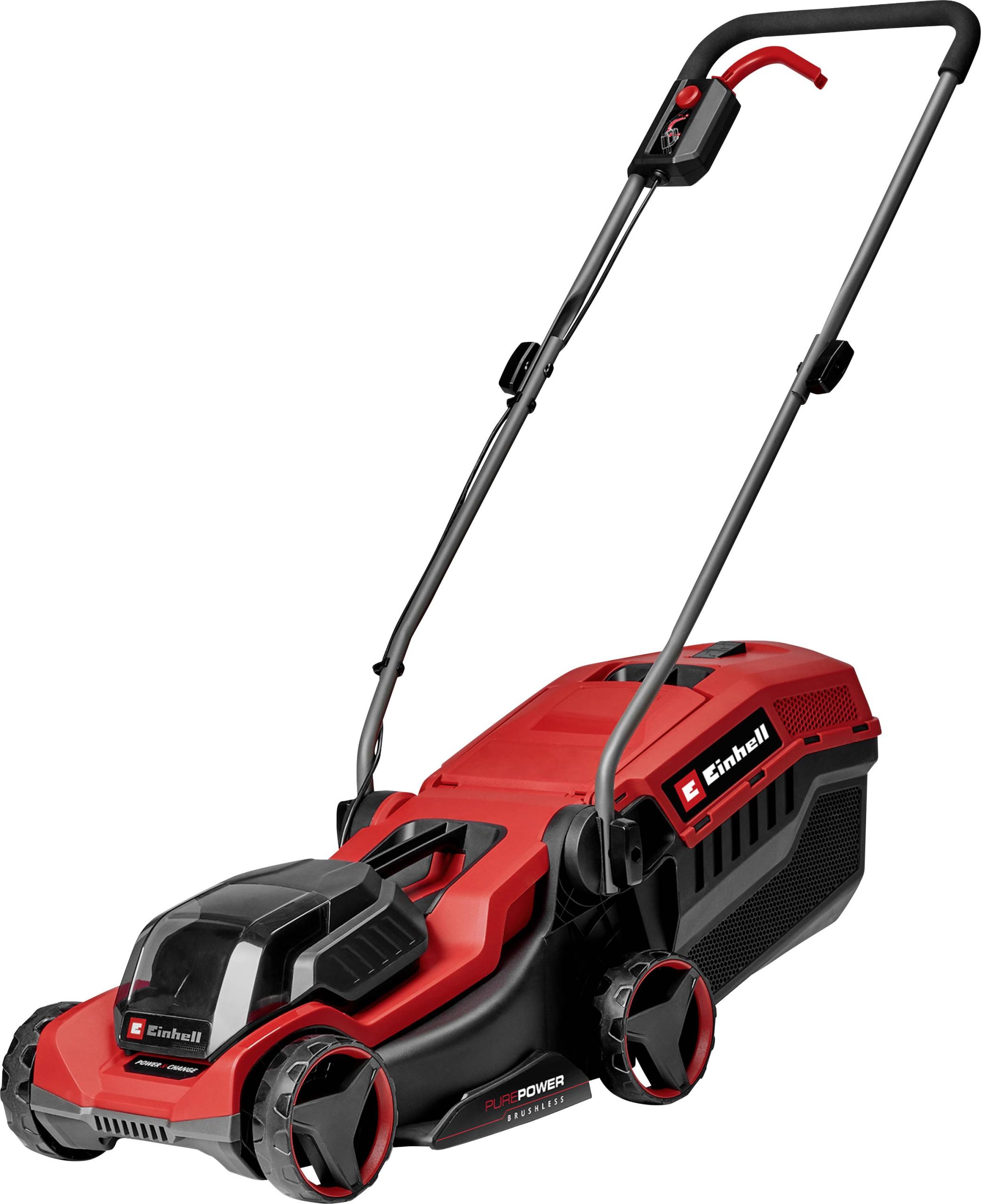 Einhell GE-CM 18/30-1 Li BL-Solo akumulatorowy Akumulatorowa kosiarka do trawy z regulacją wysokości koszenia, Bez ładow - obrazek 1