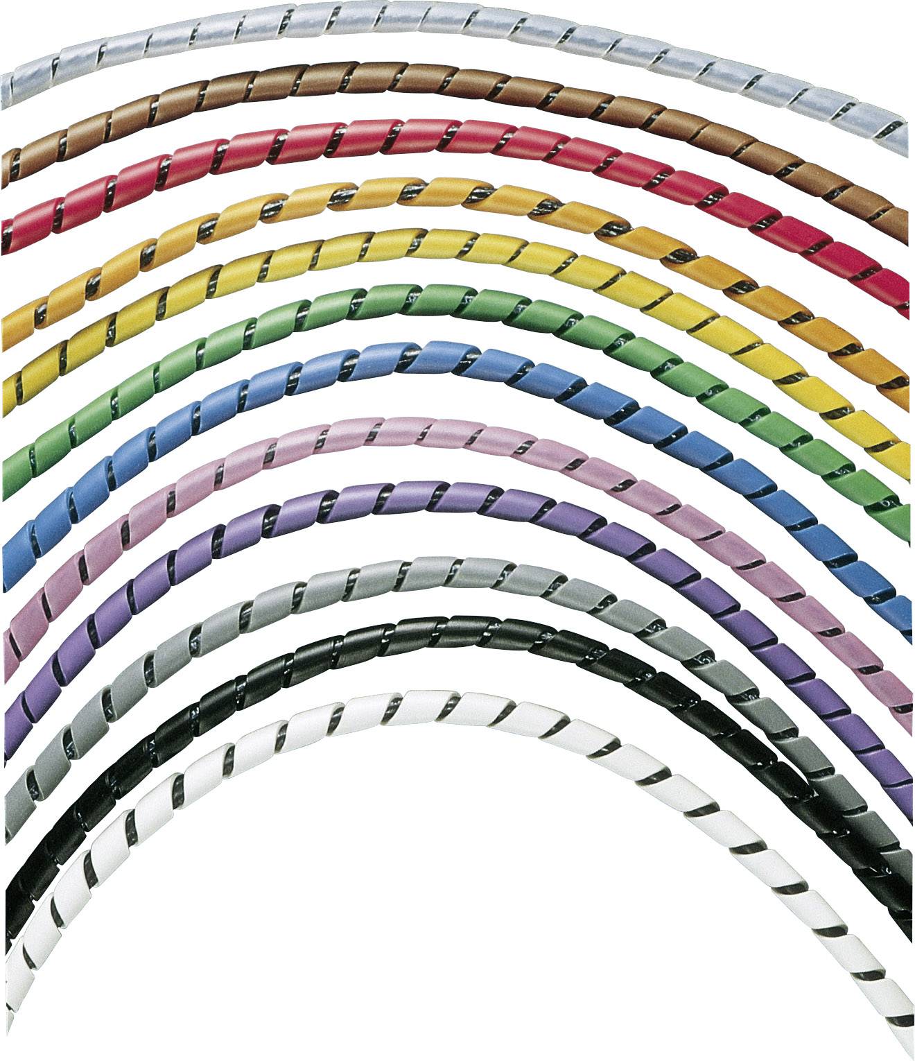 Panduit T25F-C3Y T25F-C3Y Wąż spiralny 4.80 do 50.40 mm pomarańczowy 30.5 m - obrazek 1