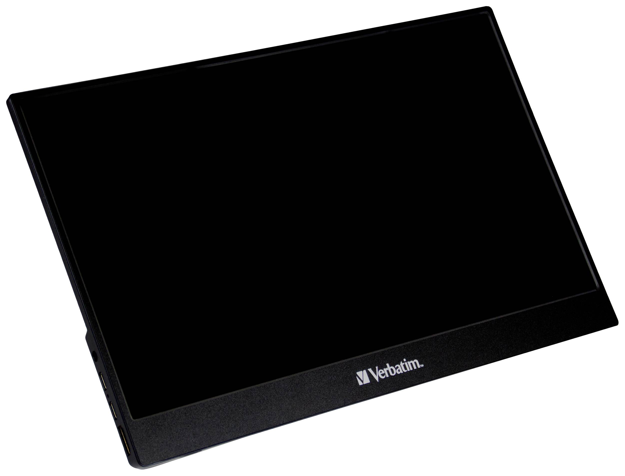 Verbatim PM-14 Przenośny monitor EEK A (A - G) 35.6 cm (14 cal) 1920 x 1080 px 16:9 6 ms HDMI, USB 2.0, USB-C®, słuchawk - obrazek 1