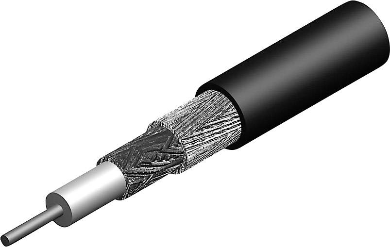 Telegärtner 100012843 Kabel koncentryczny Średnica zewnętrzna: 4.95 mm RG400 50 Ω przeźroczysty Produkty w metrach bieżą - obrazek 1