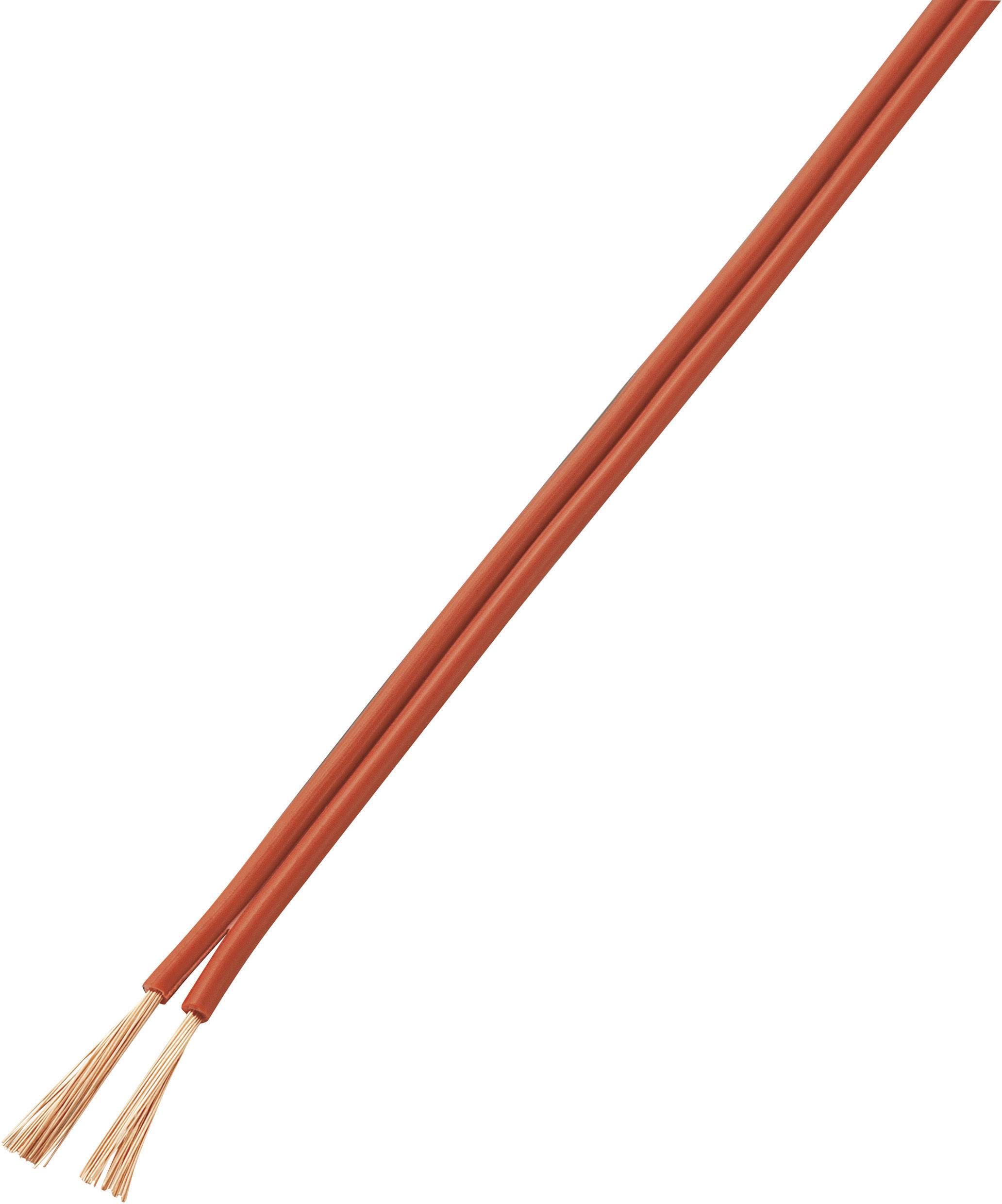 Kabel typu linka LiY-z 2 x 1 mm² czerwony, czerwono-czarny 1078797, 10 m - obrazek 1