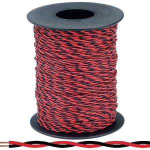 Donau Elektronik 210-10-100 Przewód linka 2 x 0.04 mm² + 2 x 0.04 mm² czerwony, czarny 100 m