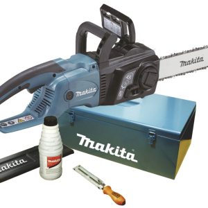 Makita UC4051AK elektryczny Piła łańcuchowa z akcesoriami 2000 W Długość prowadnicy 400 mm Makita UC4051AK elektryczny Piła łańcuchowa z akcesoriami 2000 W Długość prowadnicy 400 mm