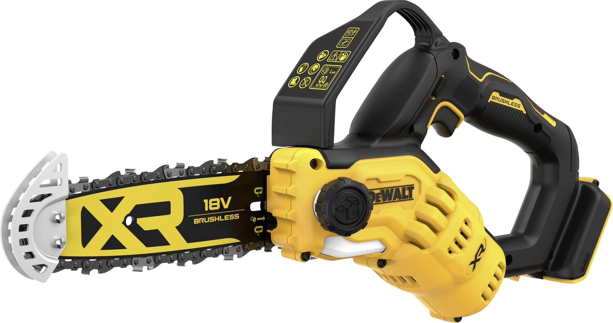 DEWALT DEWALT - DCMPS520N-XJ Akku-Astsäge 20 cm Schwert buerstenlos 18 Volt akumulatorowy Akumulatorowa piła łańcuchowa - obrazek 1