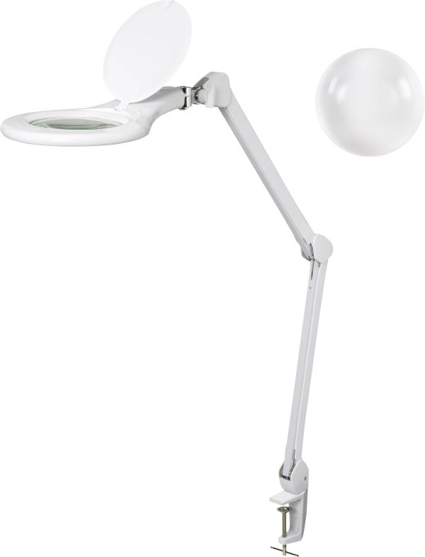 Lupa z oświetleniem LED TOOLCRAFT 2148846, 600 lm, 1.75 x, 2.25 x