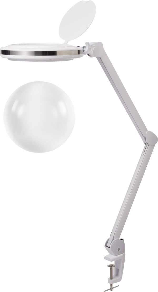 TOOLCRAFT TO-7447437 Lampa powiększająca 127 mm 3D 1,75 x 820 lm, ściemniana wraz z wymiennym kloszem Ø 127 mm Współczyn