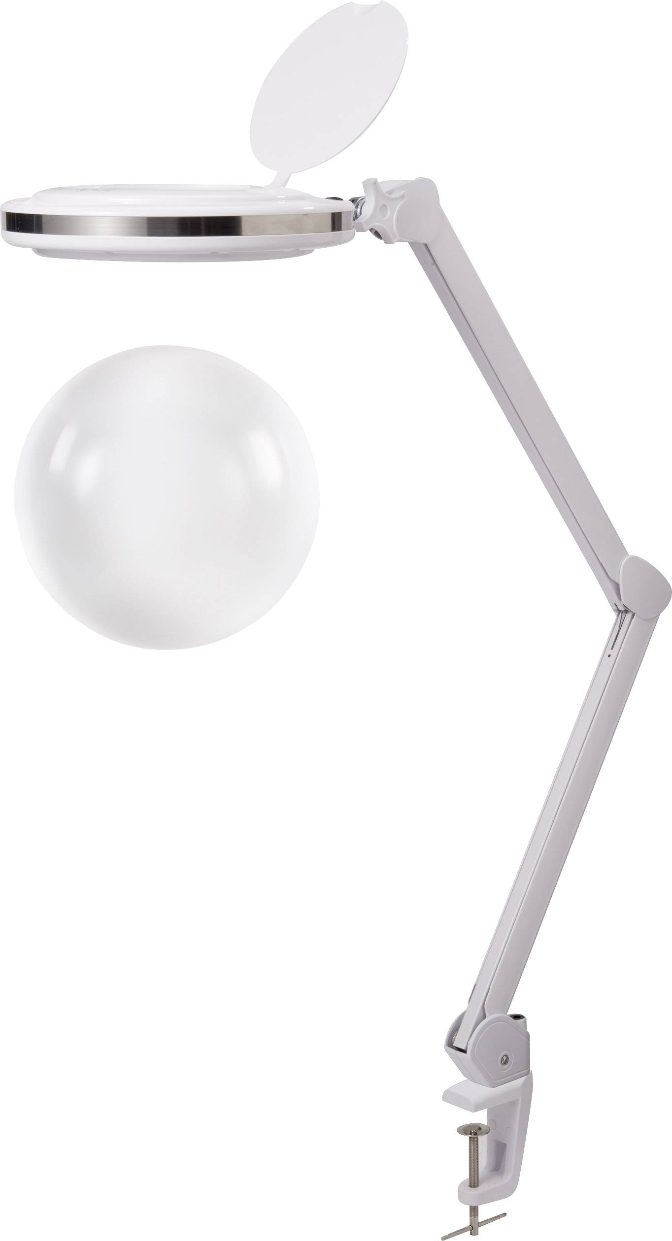 TOOLCRAFT TO-7447437 Lampa powiększająca 127 mm 3D 1,75 x 820 lm, ściemniana wraz z wymiennym kloszem Ø 127 mm Współczyn - obrazek 1