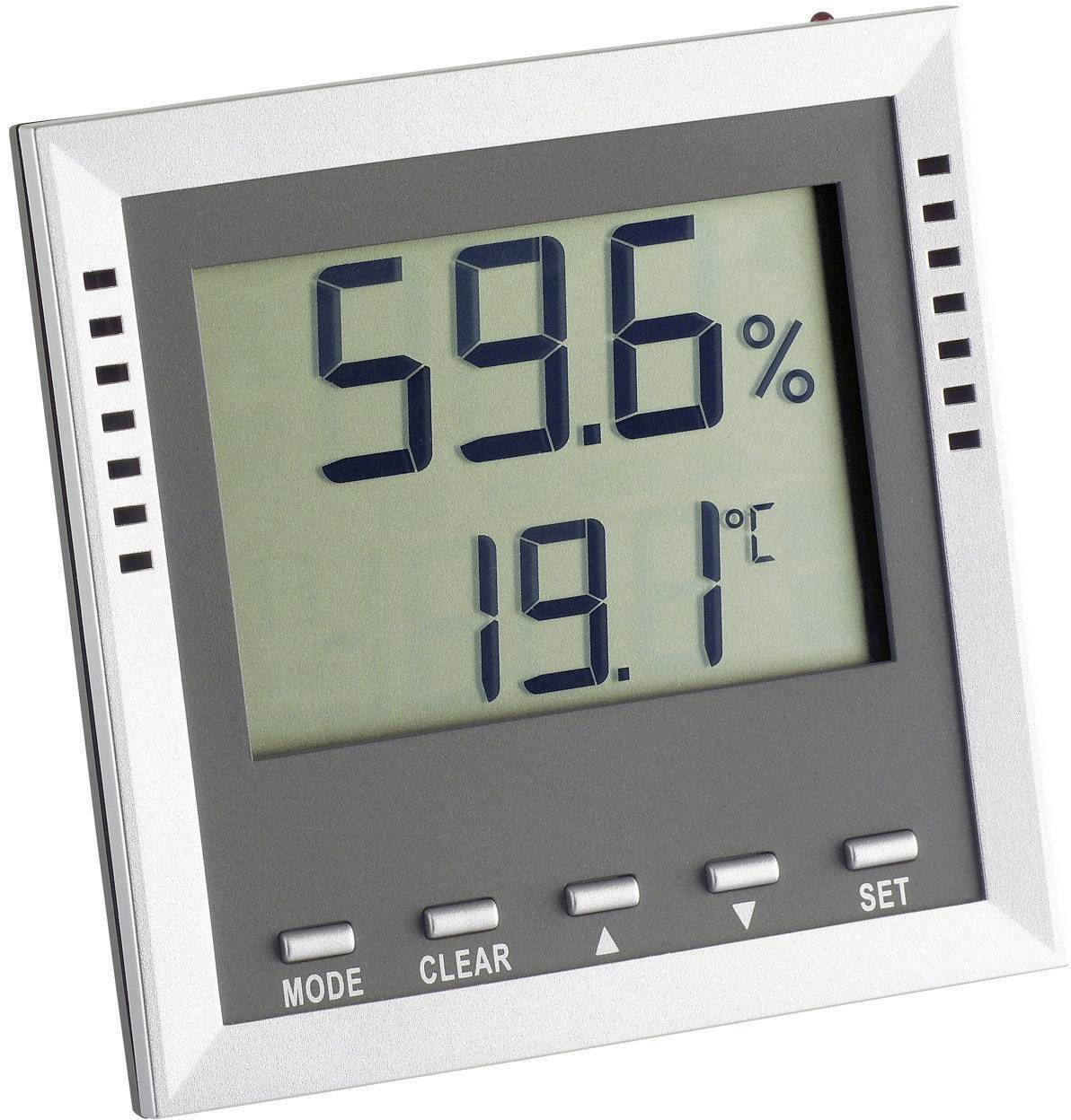TFA Dostmann Klima Guard Termohigrometr srebrny 30.5010-ISO - obrazek 1