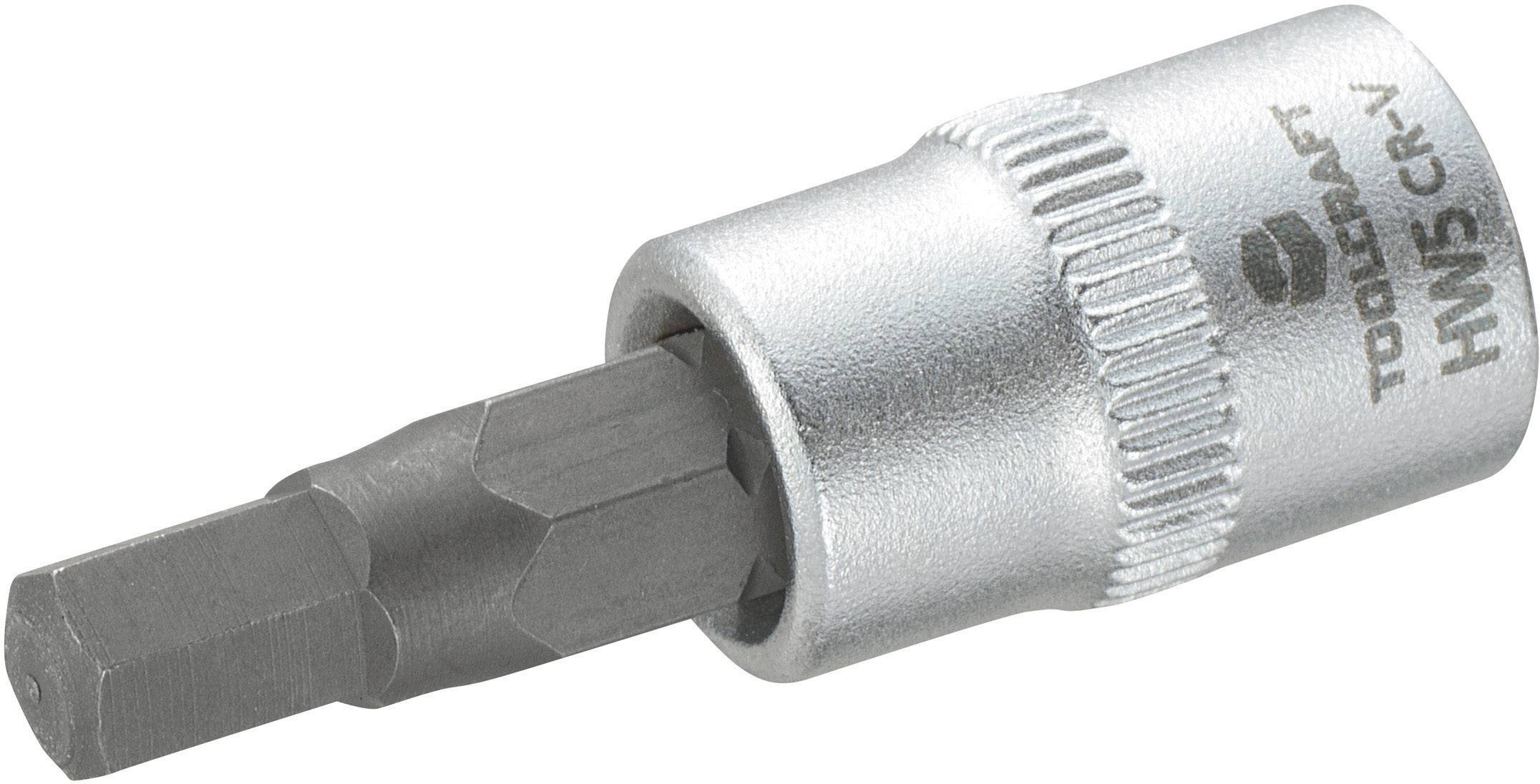 TOOLCRAFT 816070 wewnętrzny sześciokąt Nasadka trzpieniowa 5 mm 1/4" (6,3 mm) - obrazek 1